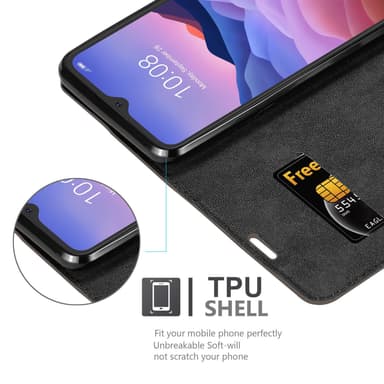ZTE Blade V2020 SMART lommebokdeksel case (brun)