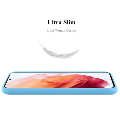 Deksel Samsung Galaxy S21 5G Silikon cover (blå)