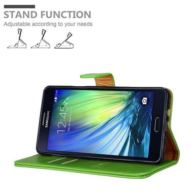 Samsung Galaxy A7 2015 lommebokdeksel etui (grønn)