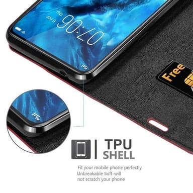 Vivo NEX lommebokdeksel case (rød)