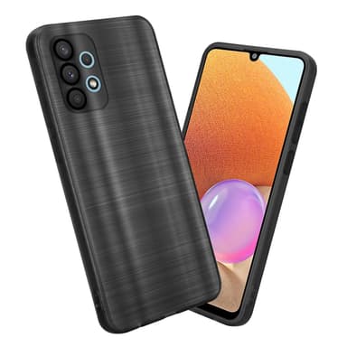Samsung Galaxy A32 4G Silikondeksel Beskyttelse (svart)