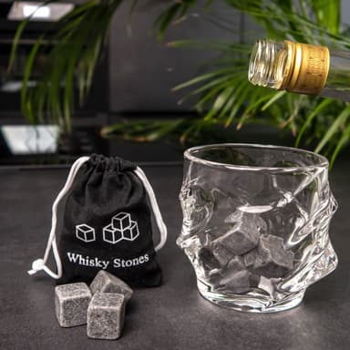 Whiskysteiner 9x isbiter kjølesteiner Kjølebiter (grå)