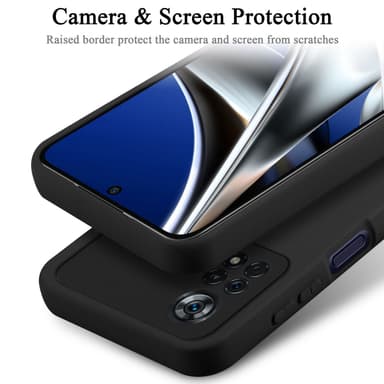 Xiaomi Poco X4 Pro silikondeksel case (svart)