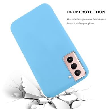 Deksel Samsung Galaxy S21 5G Silikon cover (blå)