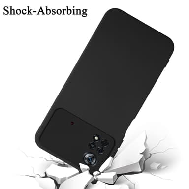 Xiaomi Poco X4 Pro silikondeksel case (svart)