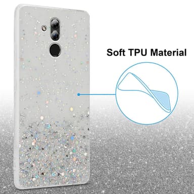 Huawei MATE 20 LITE Silikondeksel Glitter