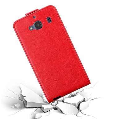 Xiaomi Mi 2 deksel flip cover (rød)