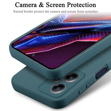 Xiaomi Poco X5 5G silikondeksel case (Grønn)
