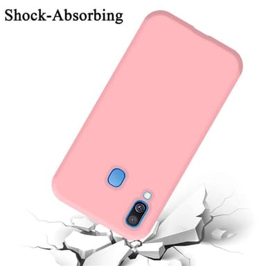 Samsung Galaxy A40 silikondeksel case (rosa)