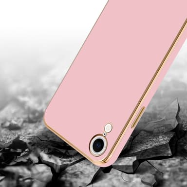 iPhone XR silikondeksel case (rosa)
