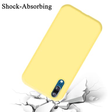 Huawei P20 silikondeksel case (gul)