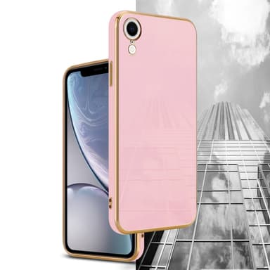 iPhone XR silikondeksel case (rosa)