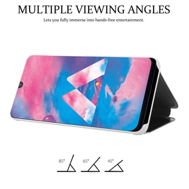 Samsung Galaxy M30 / A40s lommebokdeksel etui (sølv)