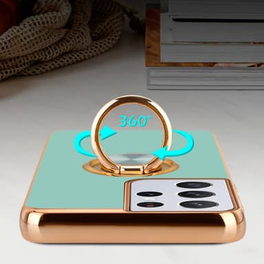 Samsung Galaxy S21 ULTRA silikondeksel case (turkis)