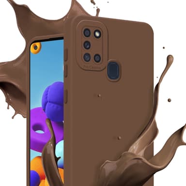 Samsung Galaxy A21s Deksel case (brun)