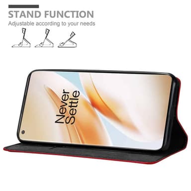 OnePlus 8 PRO lommebokdeksel case (rød)