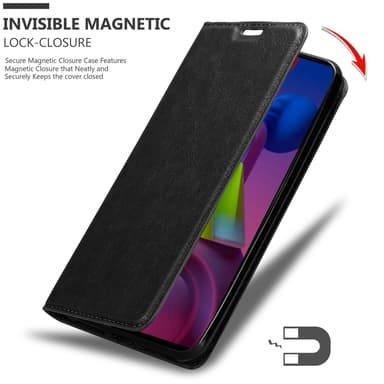 Samsung Galaxy M51 lommebokdeksel case (svart)