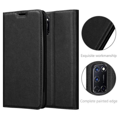 Oppo A52 lommebokdeksel case (svart)