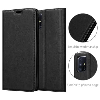 Samsung Galaxy M51 lommebokdeksel case (svart)