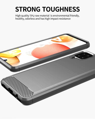 Deksel Samsung Galaxy A12 / M12 ultra slim (grå)