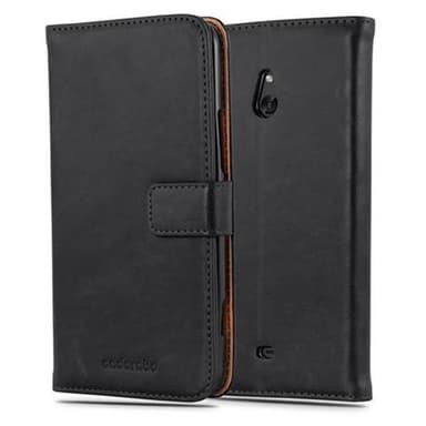 Nokia Lumia 1320 lommebokdeksel etui (svart)