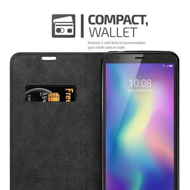 ZTE Blade A5 2019 lommebokdeksel case (svart)