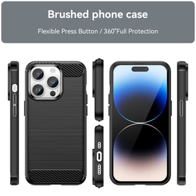 Deksel iPhone 14 PRO ultra slim (svart)