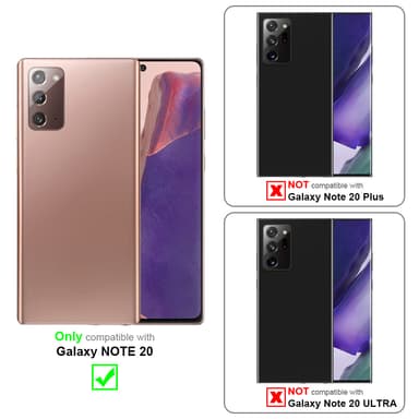 Samsung Galaxy NOTE 20 silikondeksel case (rød)