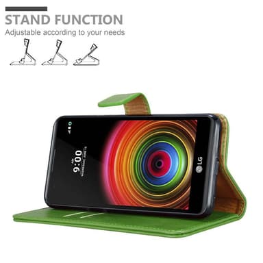 LG X POWER lommebokdeksel etui (grønn)