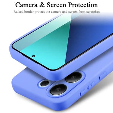 Redmi Note 13 4G silikondeksel case (Lilla)