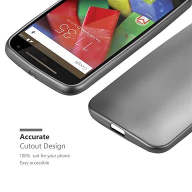 Deksel Motorola MOTO G2 Case Cover (grå)