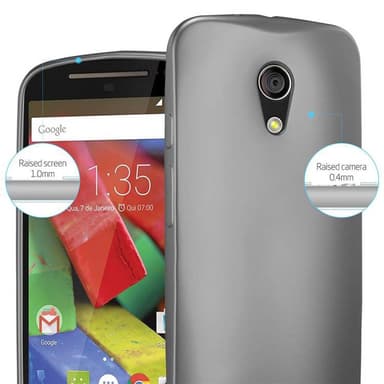 Deksel Motorola MOTO G2 Case Cover (grå)