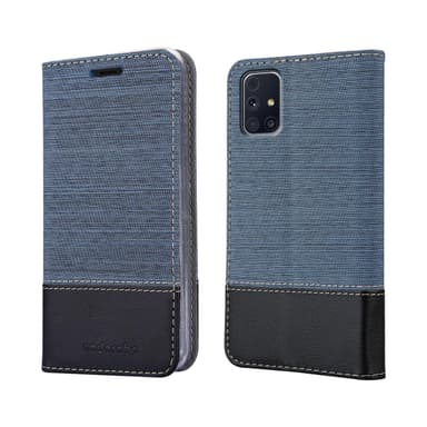 Samsung Galaxy M31s lommebokdeksel etui (blå)
