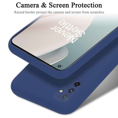 OnePlus Nord N100 silikondeksel case (Blå)