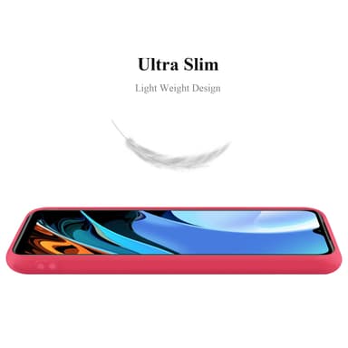 Deksel Xiaomi RedMi 9T / POCO M3 Silikon cover (rød)