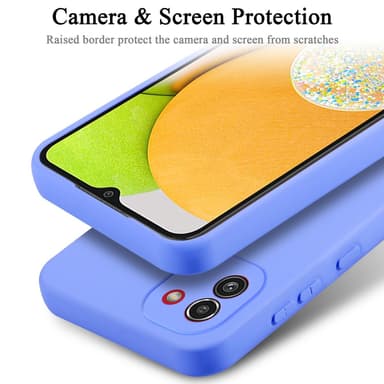 Samsung Galaxy A03 silikondeksel case (lilla)
