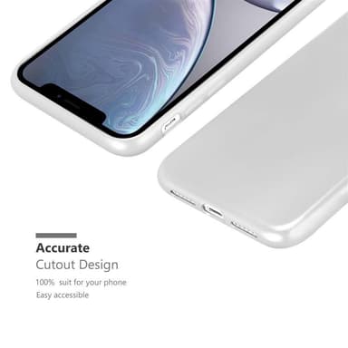 Deksel iPhone XR Case Cover (sølv)