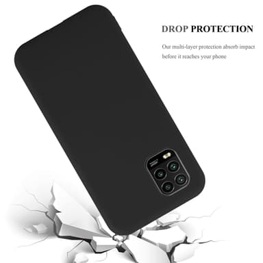 Deksel Xiaomi Mi 10 LITE Silikon cover (Svart)