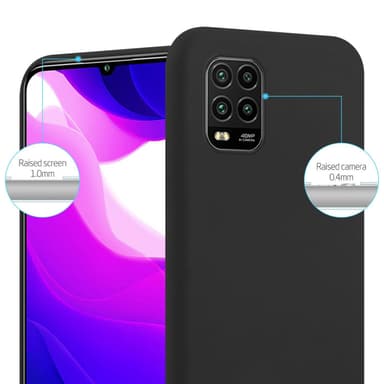 Deksel Xiaomi Mi 10 LITE Silikon cover (Svart)