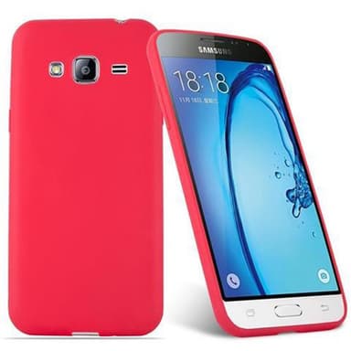 Deksel Samsung Galaxy J3 2015 Silikon cover (rød)