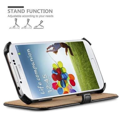 Samsung Galaxy S4 lommebokdeksel case (svart)