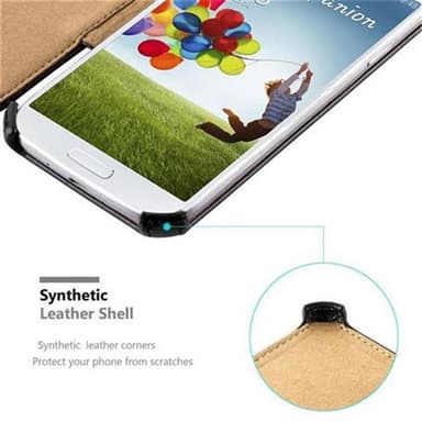 Samsung Galaxy S4 lommebokdeksel case (svart)