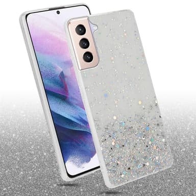 Samsung Galaxy S21 PLUS Silikondeksel Glitter