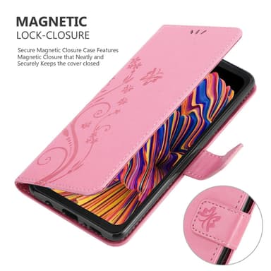 Samsung Galaxy XCover PRO lommebokdeksel Blomster