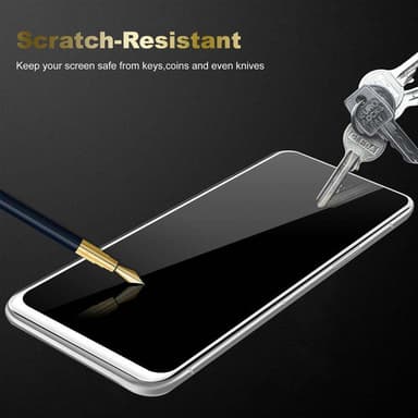 Xiaomi Mi 8 LITE Skjermbeskytter Skärmskydd (hvit)