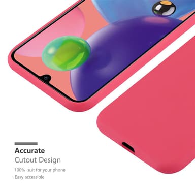 Deksel Samsung Galaxy A70 / A70s Silikon cover (rød)