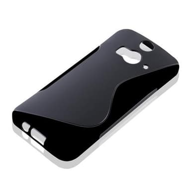 HTC BUTTERFLY 2 silikondeksel case (svart)