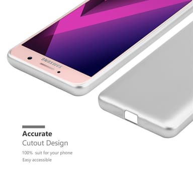 Deksel Samsung Galaxy A7 2017 Case Cover (sølv)