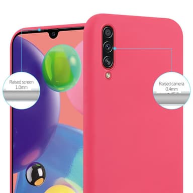Deksel Samsung Galaxy A70 / A70s Silikon cover (rød)
