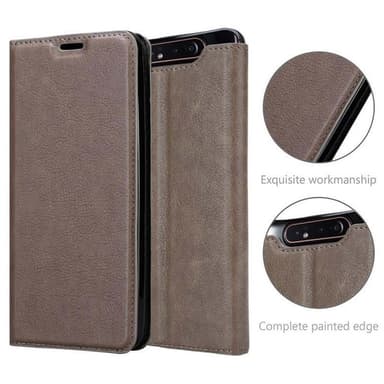 Samsung Galaxy A80 / A90 4G lommebokdeksel case (brun)
